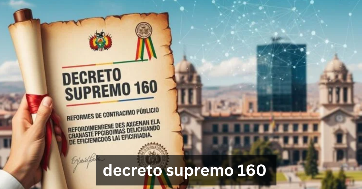 decreto supremo 160